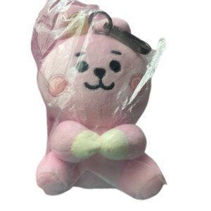 BTS 21 "Cooky" full body pink‎ keychain plushie line friends bag charm keychain